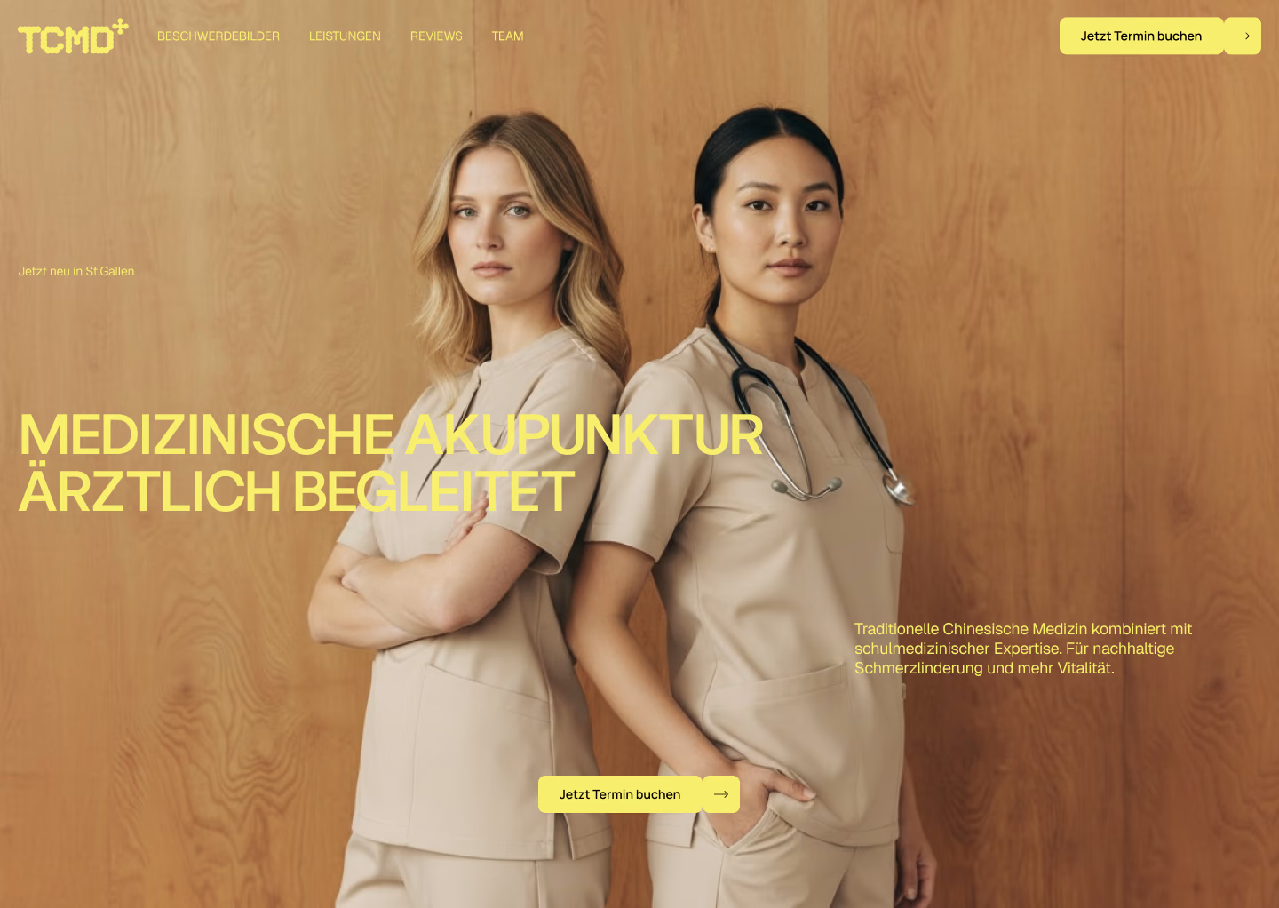 TCMD+ — Healthcare · Medical Acupuncture, built in Webflow